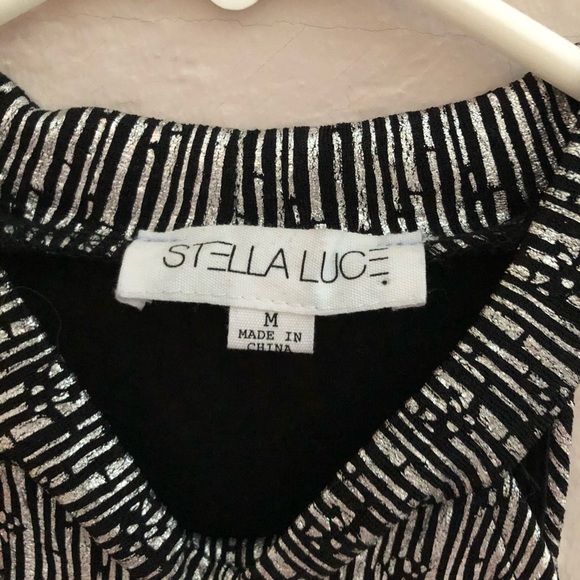 Box 1, Stella Luce Metallic Crop Top - Picture 5 of 5
